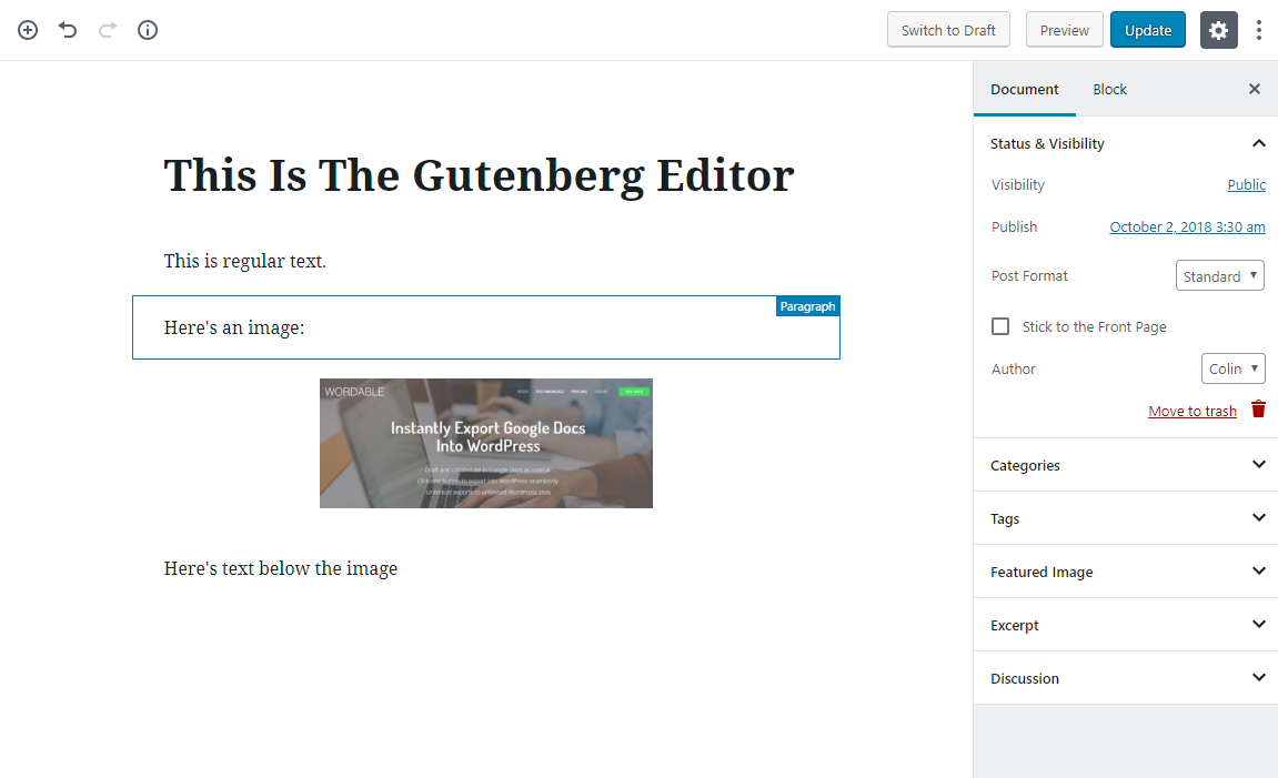 gutenberg editor guide 2 gutenberg editor 1