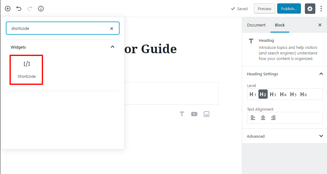 gutenberg editor tutorial basic 10 1