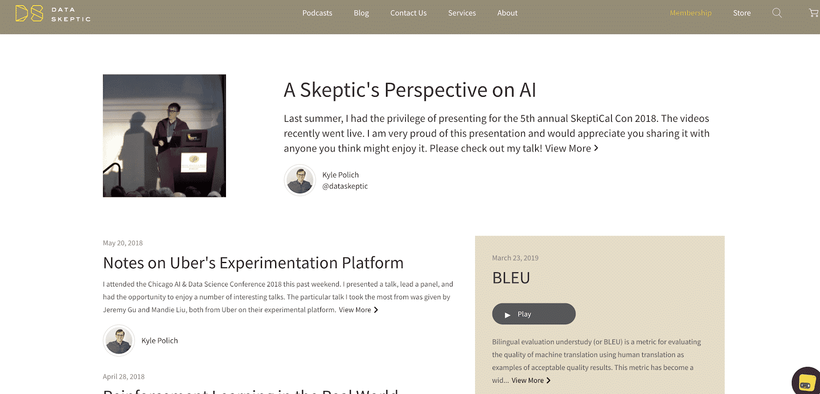 The data skeptic