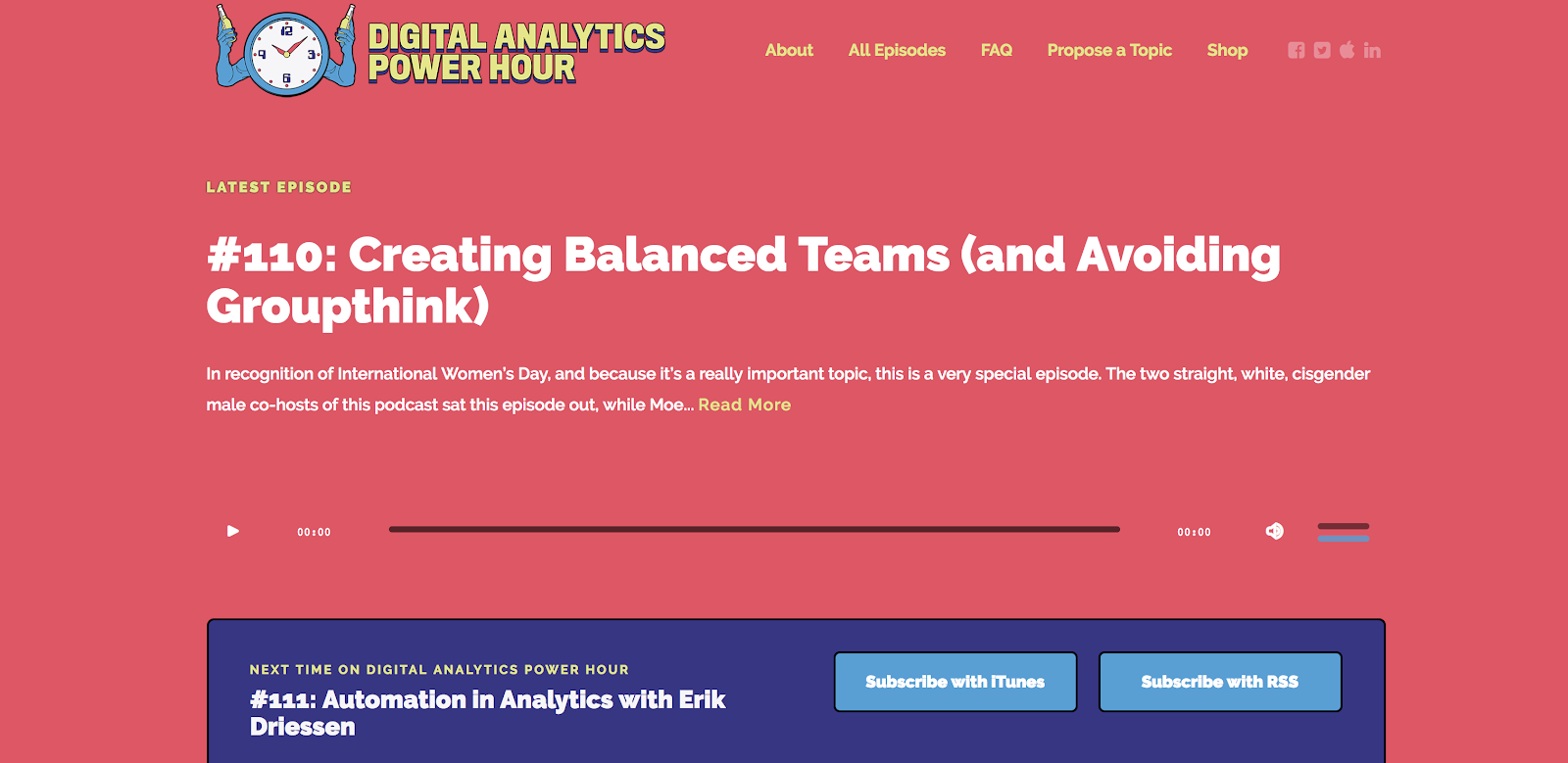 Digital Analytics Power Hour