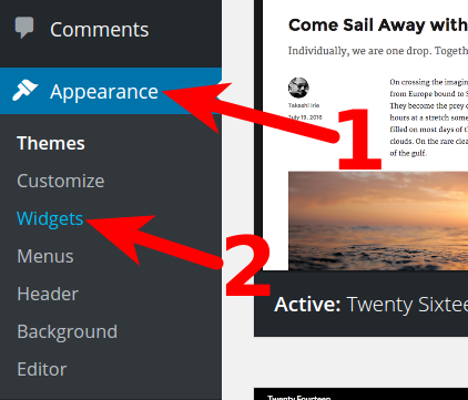 Add social media widget