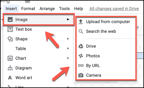 upload image from computer