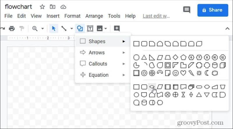 insert shapes