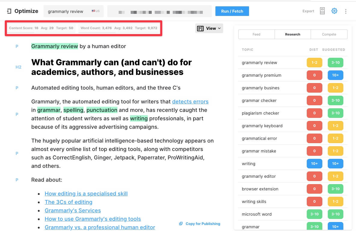 page-level optimization