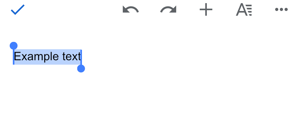 Highlight text in Google Docs on mobile