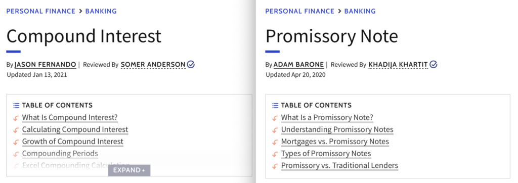 compound interest vs promissory note