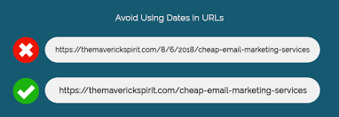 avoid using dates in URLs