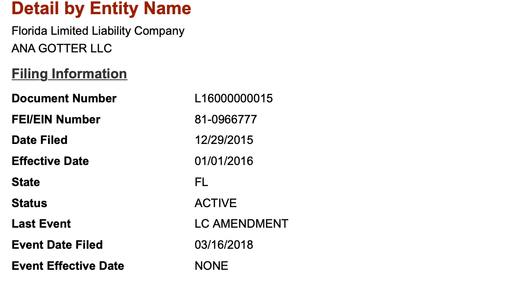 LLC business license