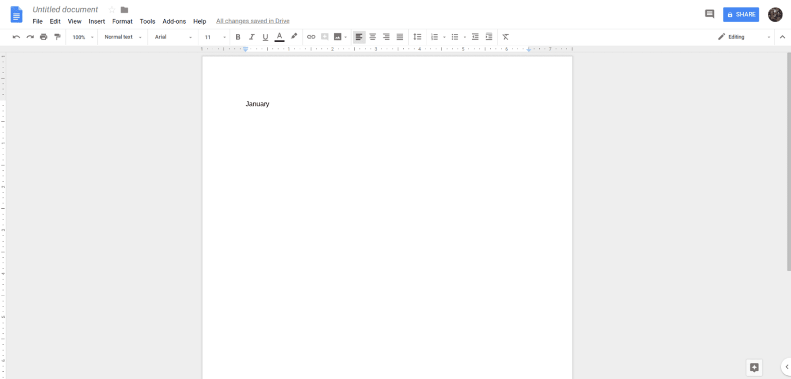 How to use a Calendar Template in Google Docs - Wordable