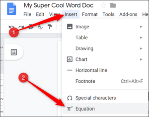 How to Insert an Exponent in Google Docs - Wordable
