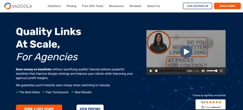 Vazoola link building service