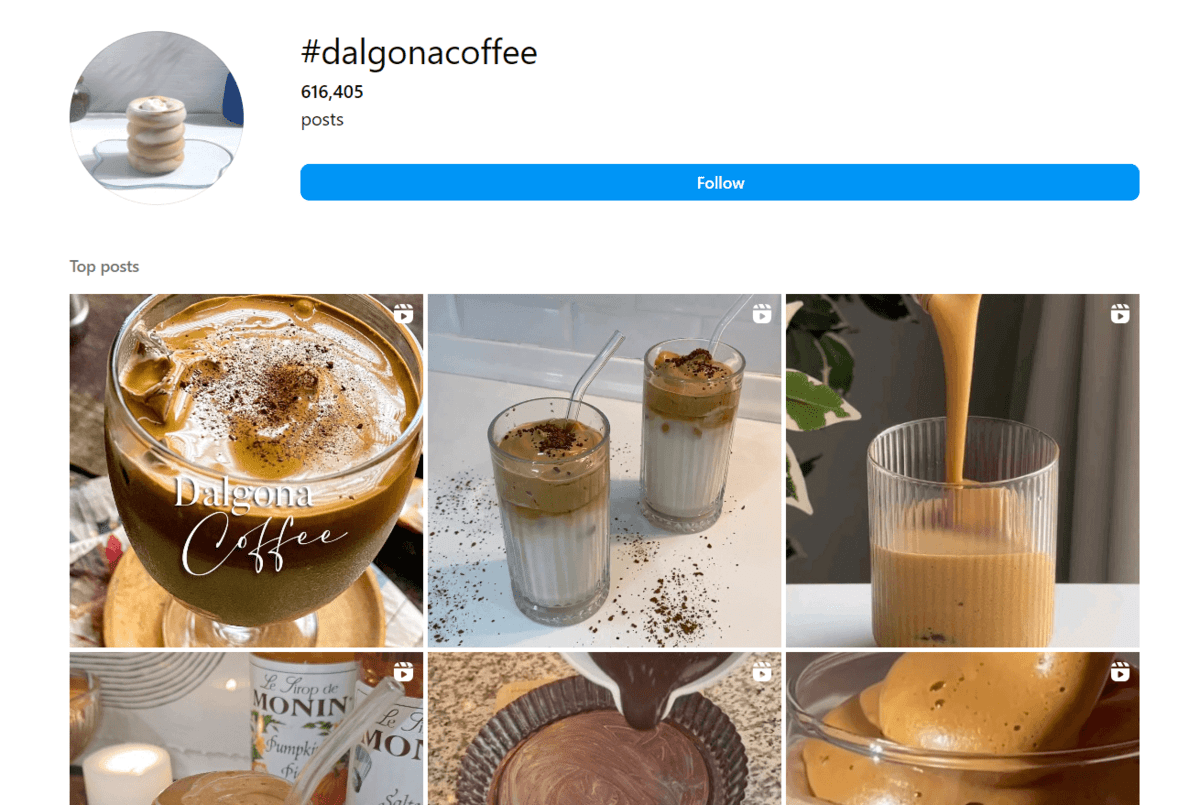 The viral Dalgona coffee challenge