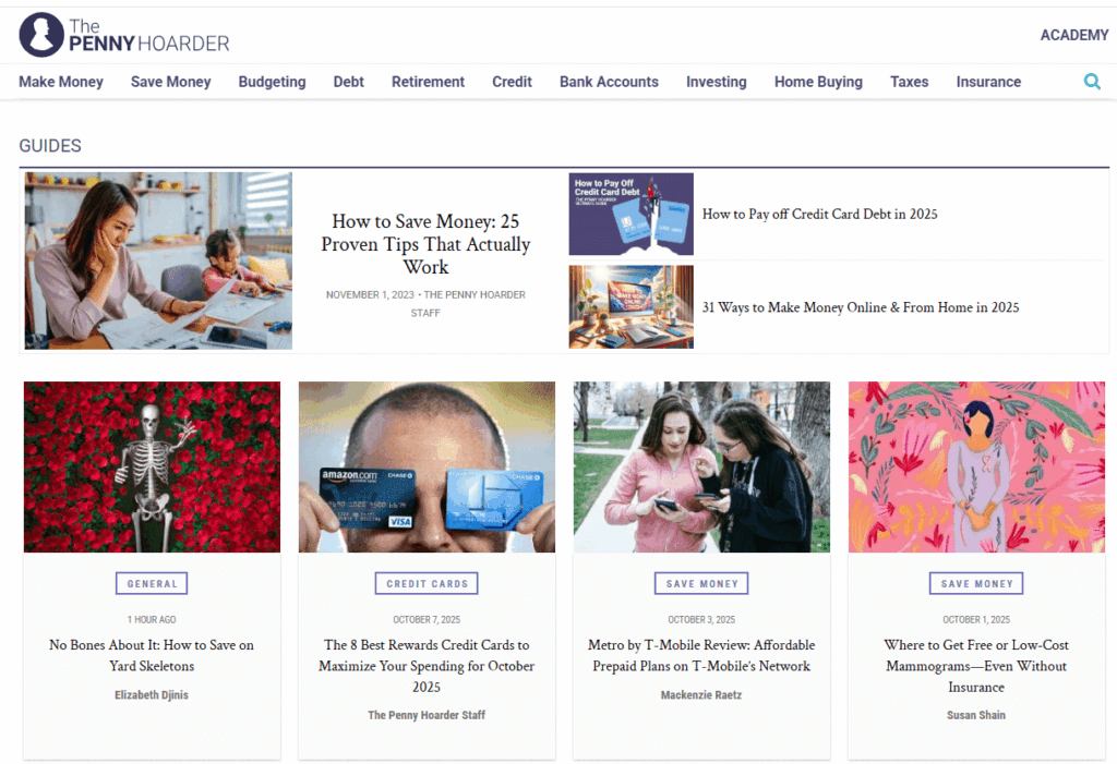 The Penny Hoarder's Guides