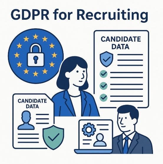 A screenshot depicting data privacy in recruiting.