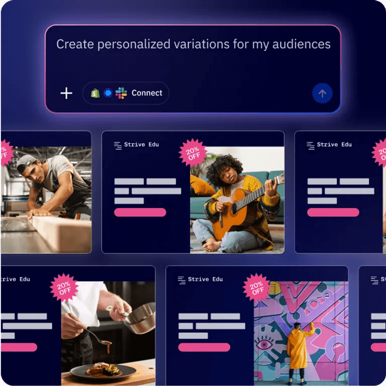 Examples of AI-assisted page personalization using ActiveCampaign's email automations