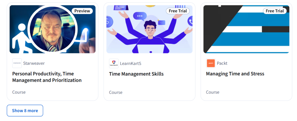 Productivity Courses