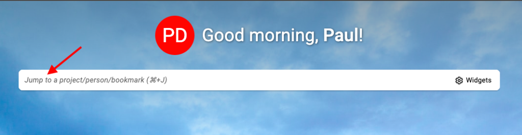 Screenshot of searching for a work order in ProofHub.
