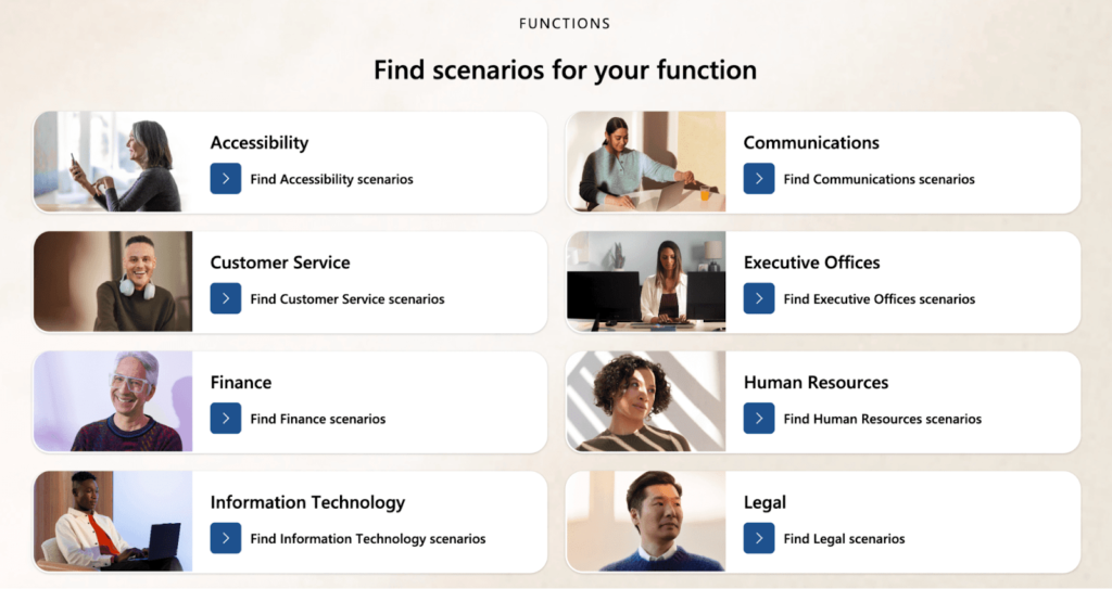 Copilot Studio scenario library