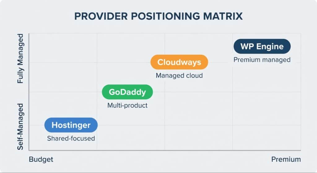 Provider positioning matrix.