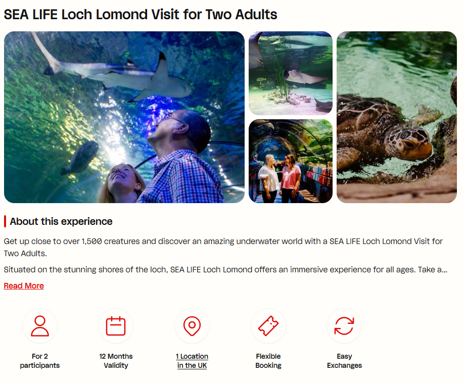Virgin Experience's high-quality images.