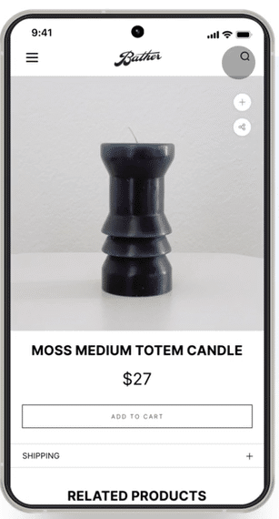 Online mobile store.