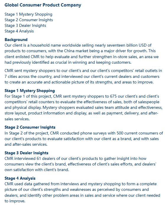B2C case study B2C case study example