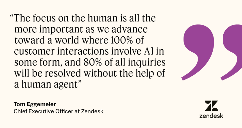 Quote on AI in customer interactions