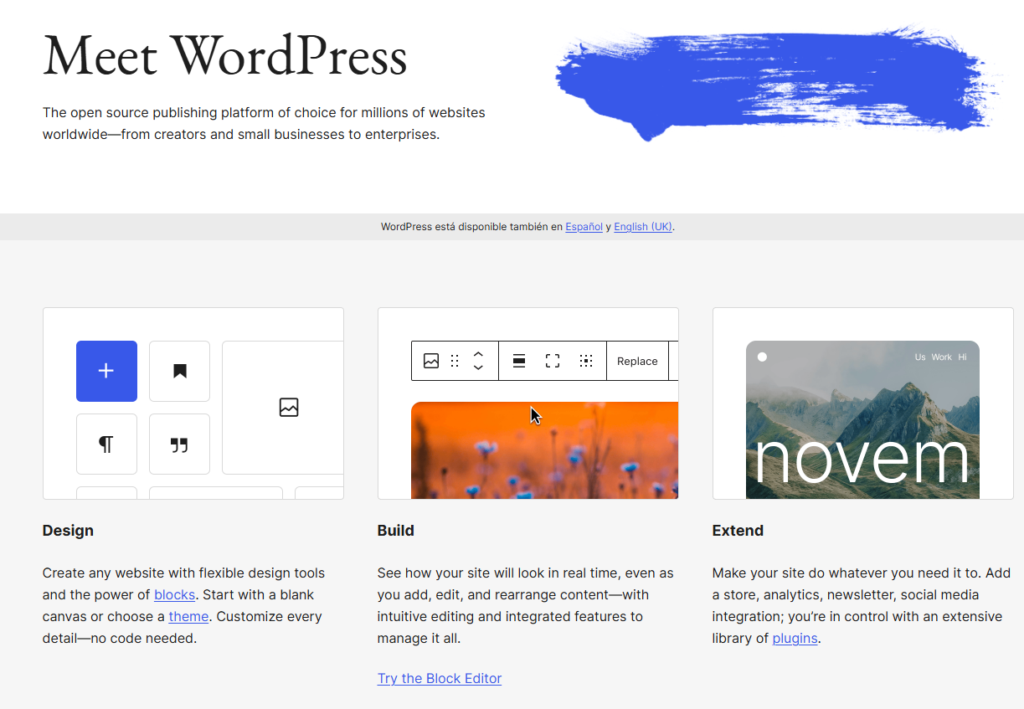 WordPress CMS