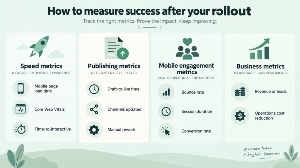 Success Measurement after rollout
