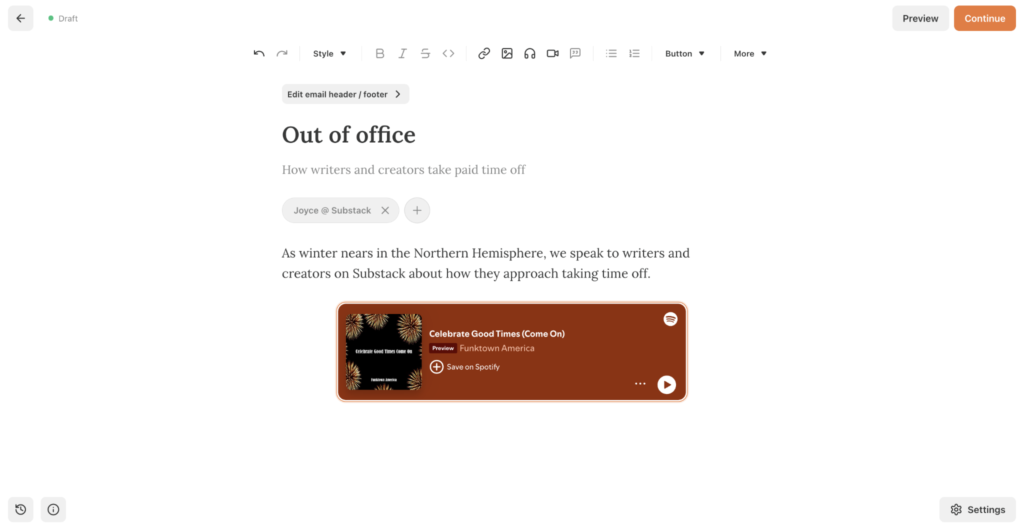Substack Newsletter Publishing Dashboard