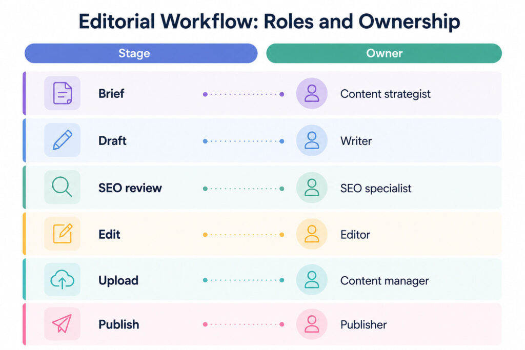 Editorial Roles and Ownership Table