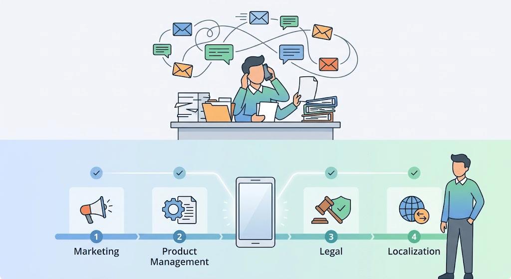 CMS Workflow automation graphic