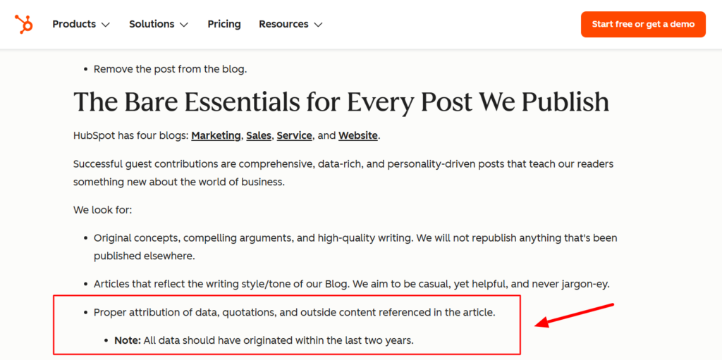 Proper Attribution