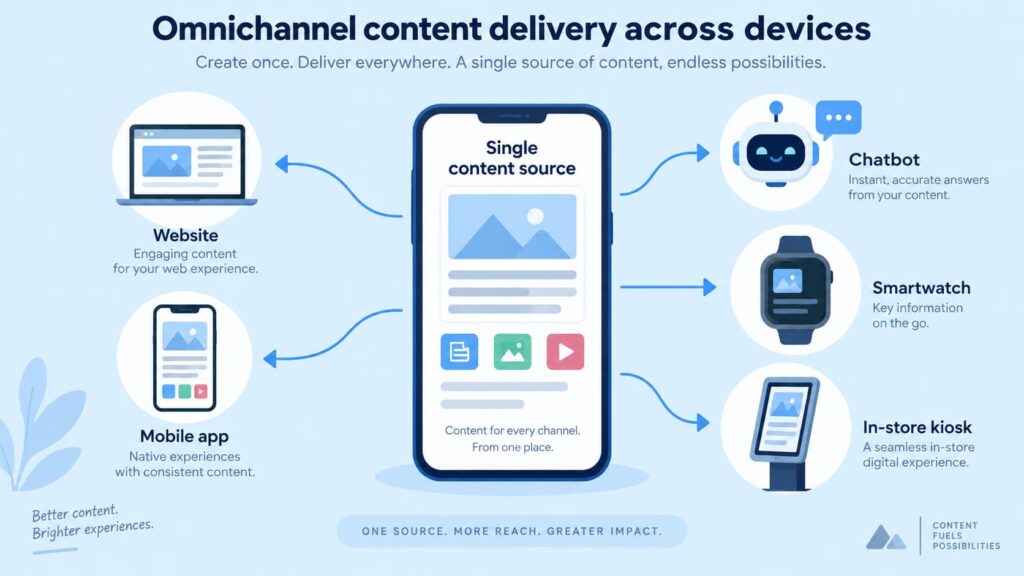 Omnichannel content graphic