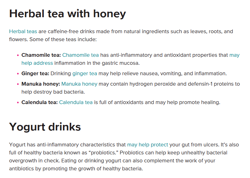 Medical site linking drinks to health benefits

